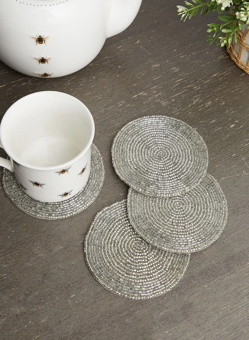 Marks & Spencer Set Of 4 Beaded Coasters