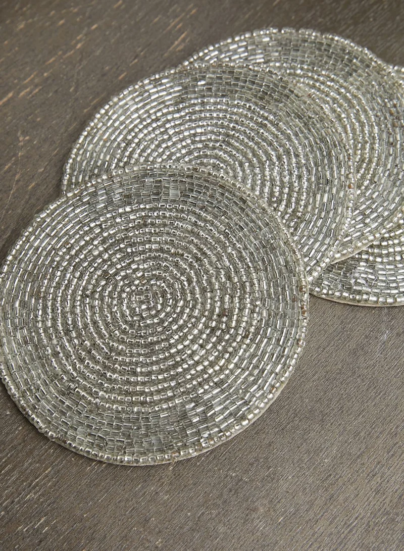 Marks & Spencer Set Of 4 Beaded Coasters