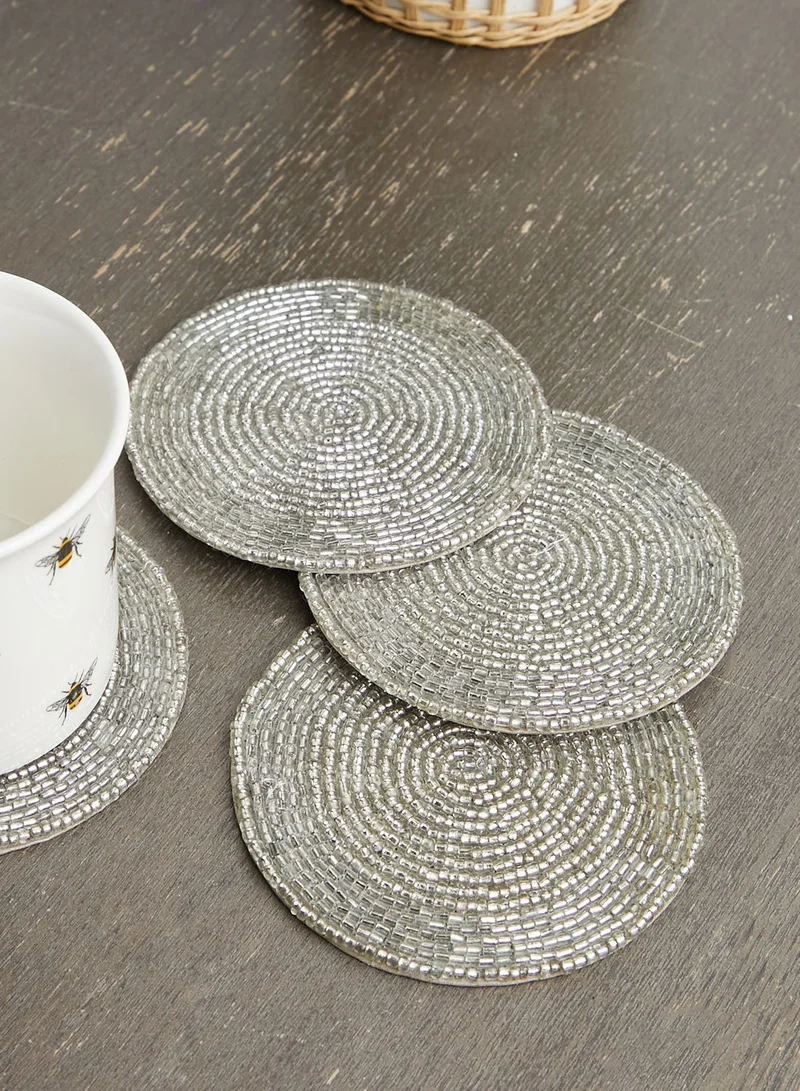 Marks & Spencer Set Of 4 Beaded Coasters