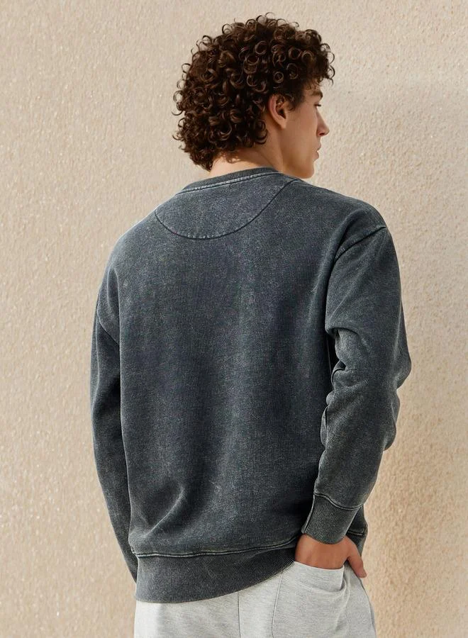 SP Characters  Men Relaxed Fit The New York Raiders Print Sweatshirt for Men | Best Price UAE