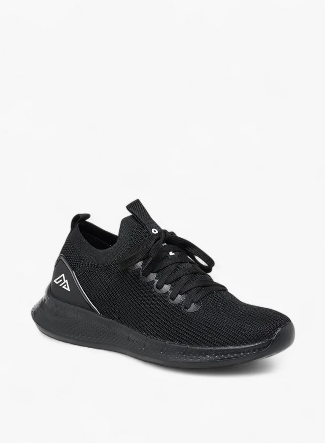 Oaklan by Shoexpress Textured Sports Shoes with Lace-Up Closure