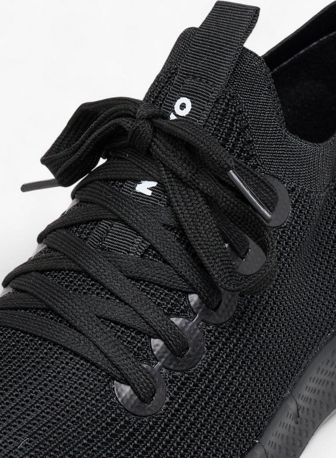 Oaklan by Shoexpress Textured Sports Shoes with Lace-Up Closure  - Image 4
