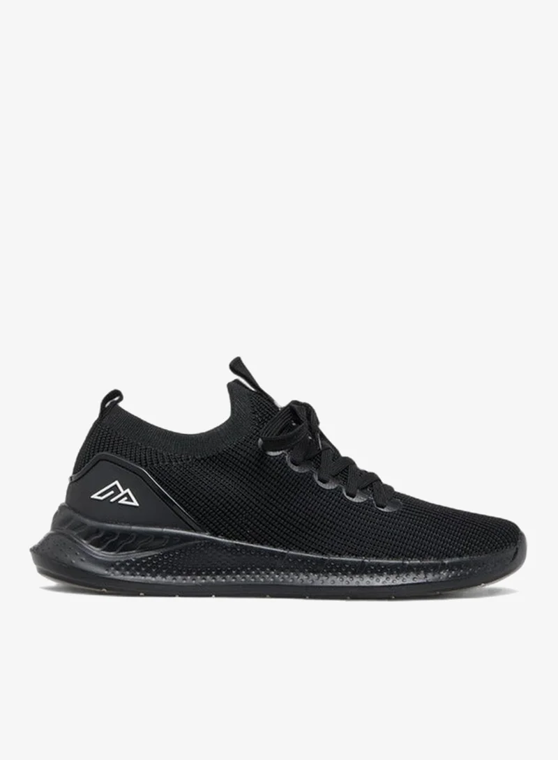 Oaklan by Shoexpress Textured Sports Shoes with Lace-Up Closure