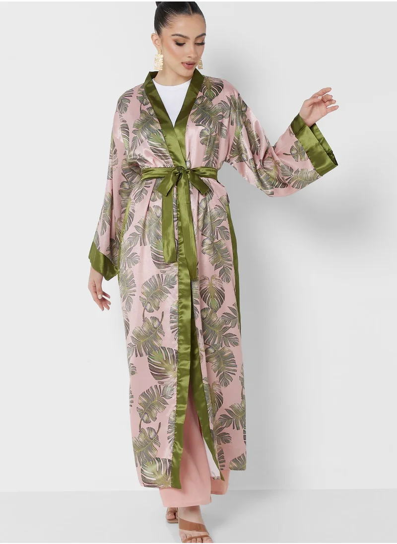 Desert Cove Floral Printed Kimono