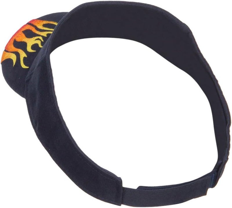 CAMEO Embroidered Flame Cotton Visor - Image 2