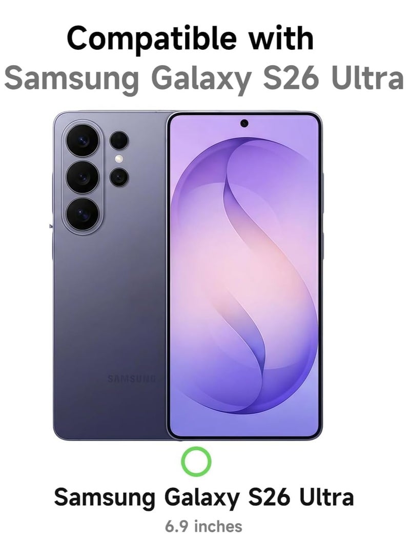 Samsung Galaxy S26 Ultra Clear Case with Camera Protection Cover For Galaxy S26 Ultra Anti-Scratch Drop Protection Comfortable Grip Case For Samsung Galaxy S26 Ultra 6.9-inch - Image 2