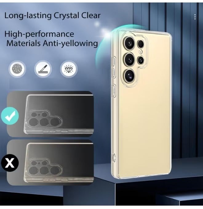 Samsung Galaxy S26 Ultra Clear Case with Camera Protection Cover For Galaxy S26 Ultra Anti-Scratch Drop Protection Comfortable Grip Case For Samsung Galaxy S26 Ultra 6.9-inch - Image 5