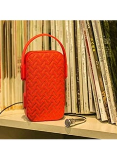 AIBIMY MY220BT Portable Bluetooth Speaker With Mini Microphone - Red  - Image 1