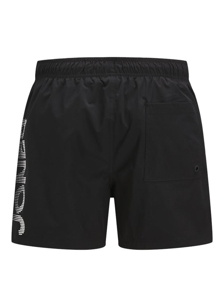 JACK & JONES Swim Splice Logo Drawstring Shorts  - Image 2