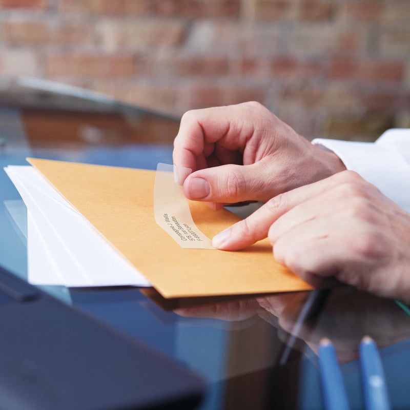 DYMO Authentic LW Clear Mailing Address Labels, DYMO Labels for LabelWriter Label Printers, 1-1/8" x 3-1/2", 1 Roll of 130 - Image 5