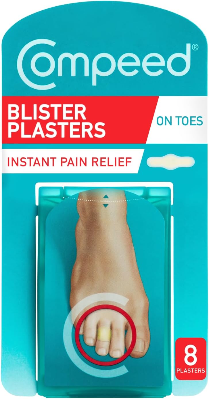Compeed Blister Plasters for Toes - Instant Pain Relief, 8 Count - Image 1