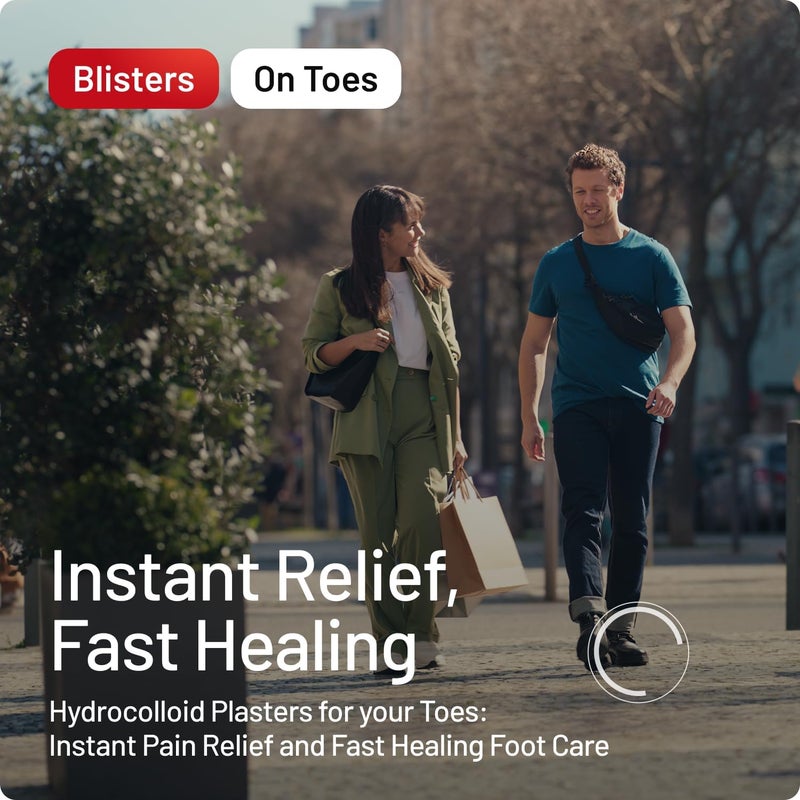 Compeed Blister Plasters for Toes - Instant Pain Relief, 8 Count - Image 2