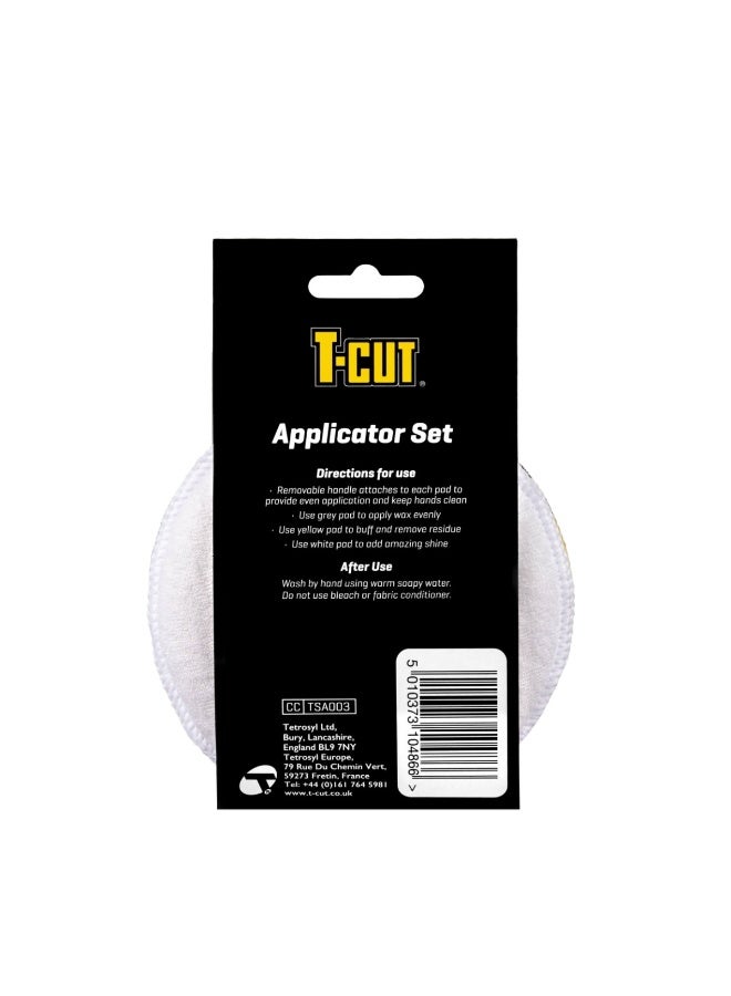 T-Cut Wax Applicator Set With Handle - Image 2