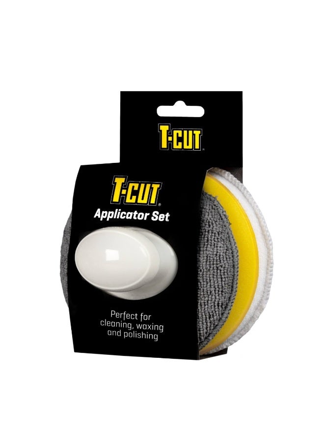 T-Cut Wax Applicator Set With Handle - Image 1