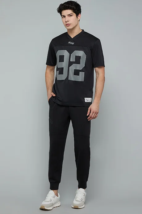 أر أند بي Solid Joggers with Drawstring Waist