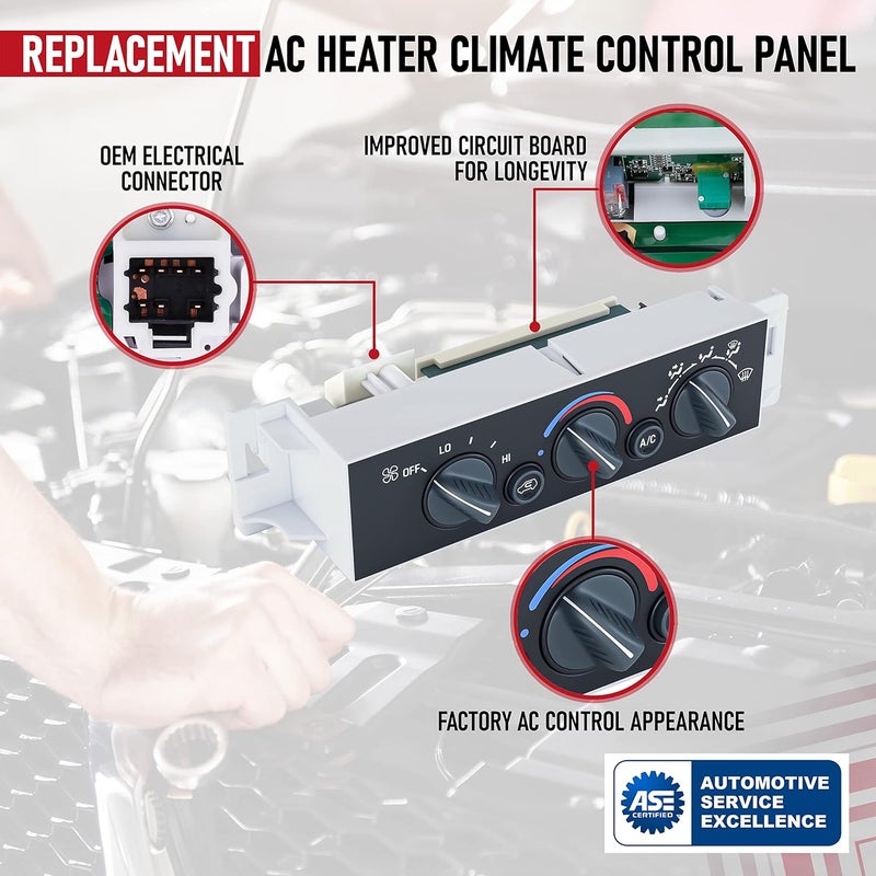 AA Ignition AC Heater Climate Control Module for Chevy, Cadillac, GMC Vehicles - Image 2