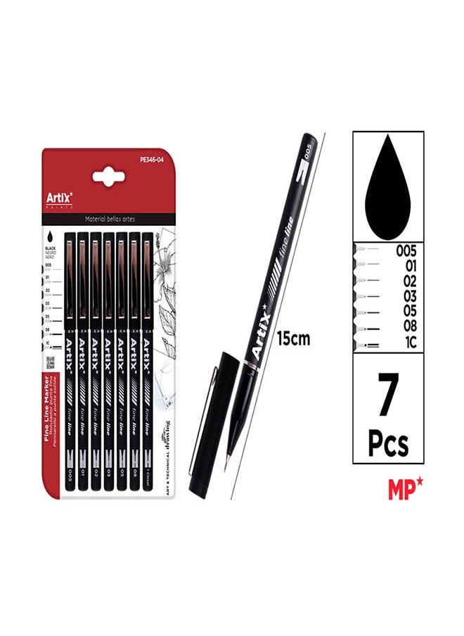 Artix Calibrated Pens 7pcs 