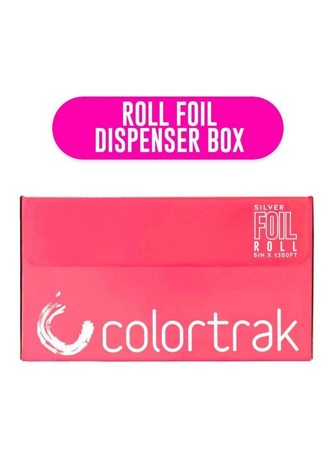 كولورتراك بكرة رقائق تظليل احترافية من Colortrak، شفرة مدمجة في العلبة لقص الطول الدقيق، بكرة اقتصادية تمنع الهدر، فضية، مقاس البكرة 5 بوصات × 1350 قدمًا  - Image 4