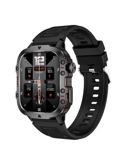 QX11 Full Screen Touch Smartwatch With Bluetooth Call, 1.96 "Display, Suitable For Android 4.4 And Ios 9.0 And Above, Apple 5s And Above (Black)