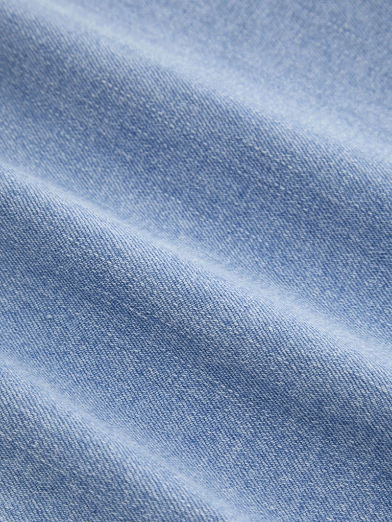 CIDER Women's Wide Leg Jeans Wrap High Waisted Baggy Boyfriend Jeans with Pockets Trendy Denim Pants: Baby Blue, L - Image 4