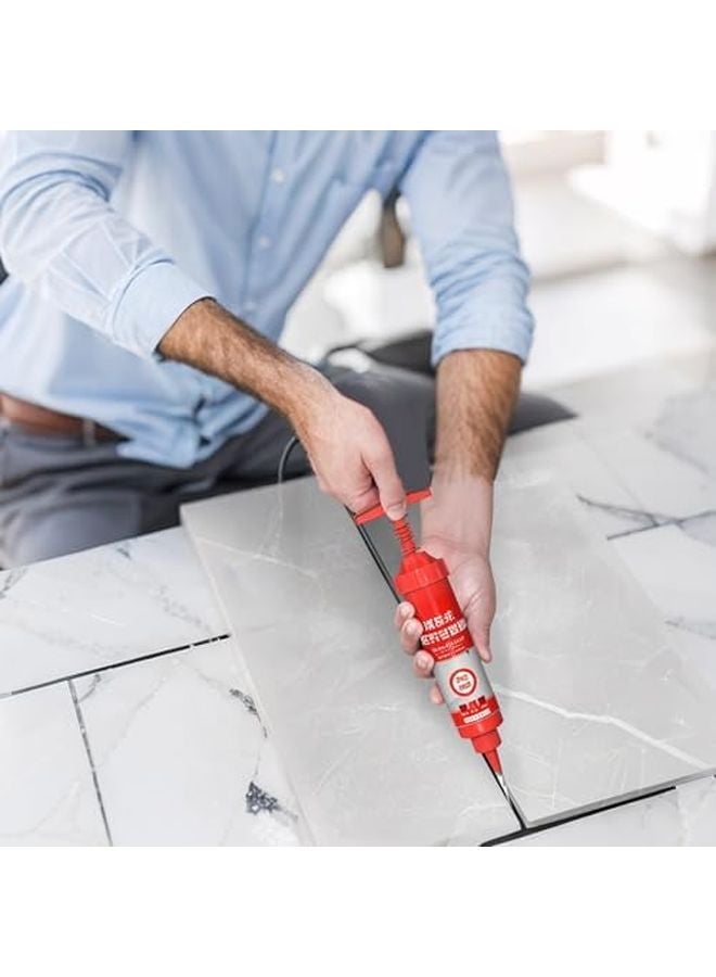 Marble Floor Repair Adhesive Grout Filler 5.07oz Quick Dry Water Resistant Sealant Putty - Image 4