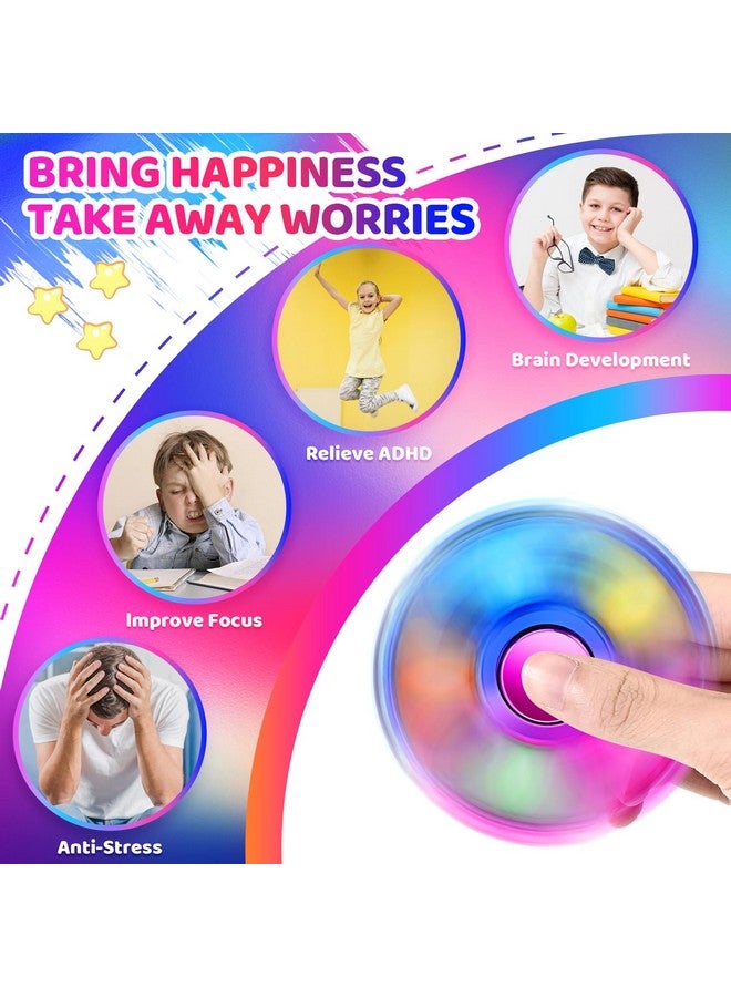 فيغرول مجموعة من 3 قطع من ألعاب فيدجيت سبينر من فيجرول لهدايا الحفلات | ألعاب فيدجيت يدوية كبيرة لجوائز الإرجاع في الفصول الدراسية | ألعاب فيدجيت حسية للمراهقين والأولاد والبنات | جوائز هدايا عيد الميلاد - Image 3