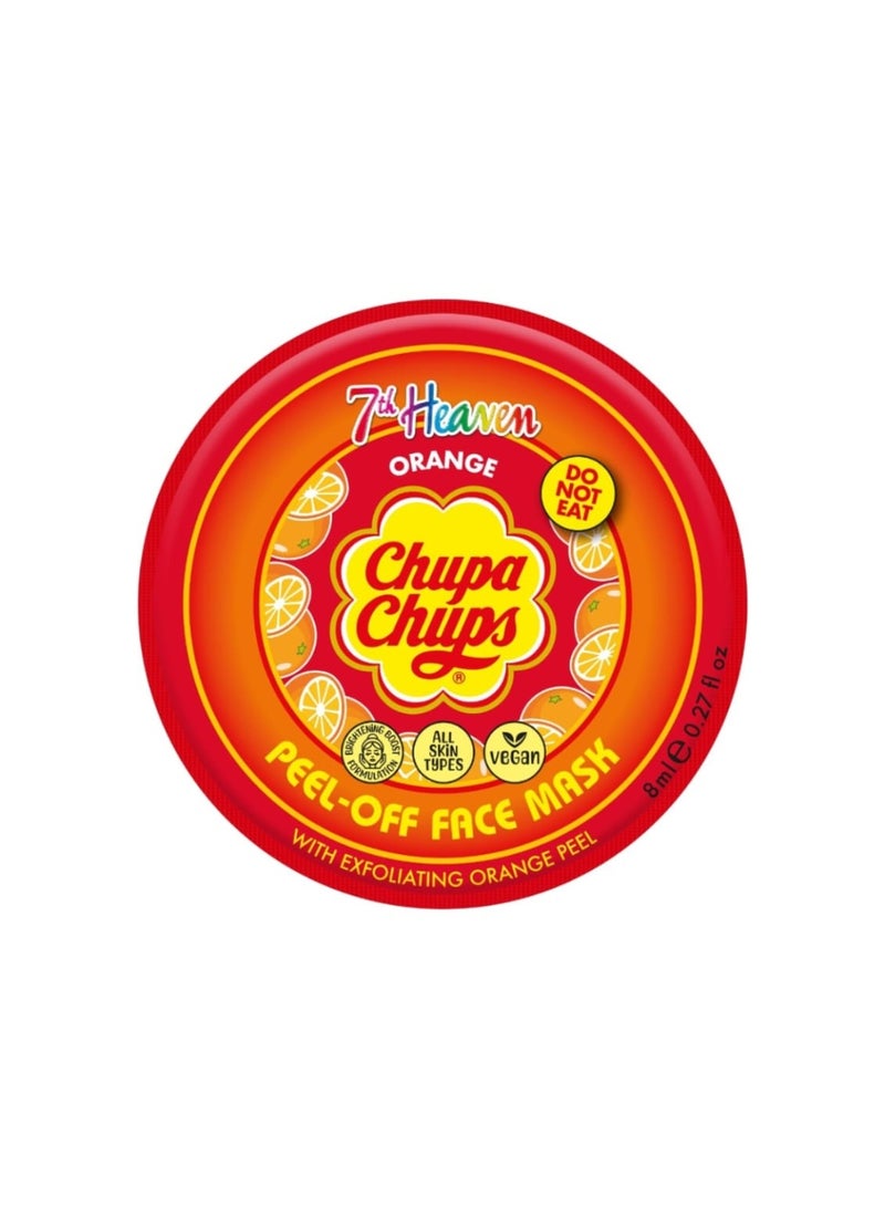 تشوبا تشوبس ماسك التقشير البرتقالي 7th Heaven × تشوبا تشوبس – نباتي ومُعزز بقشور البرتقال لتقشير وتجديد البشرة. - Image 1