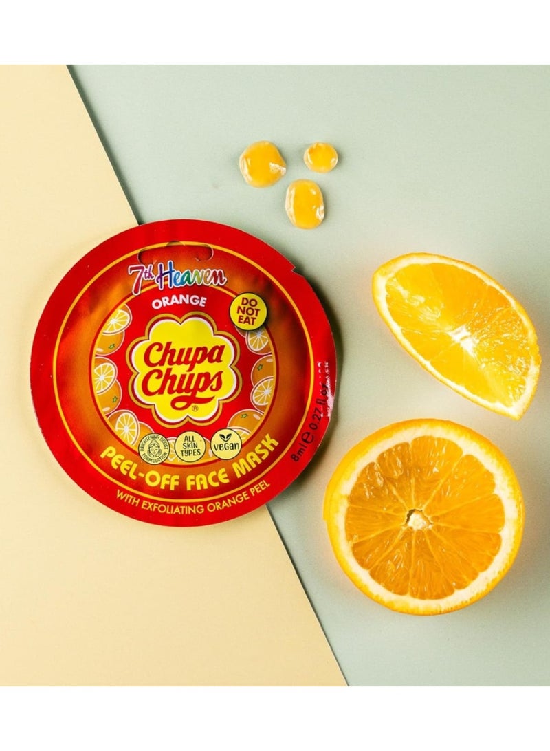 تشوبا تشوبس ماسك التقشير البرتقالي 7th Heaven × تشوبا تشوبس – نباتي ومُعزز بقشور البرتقال لتقشير وتجديد البشرة. - Image 2