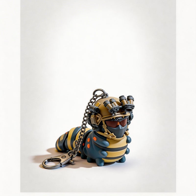 Delta Force Wei Chong & Haji Bee Plush Keychain Pendant Toy - Image 3