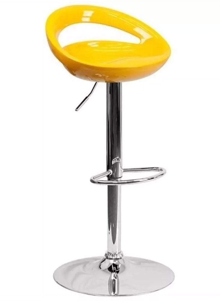 CAMA Fiber bar chair with a modern design, yellow color from Cama  - Image 1
