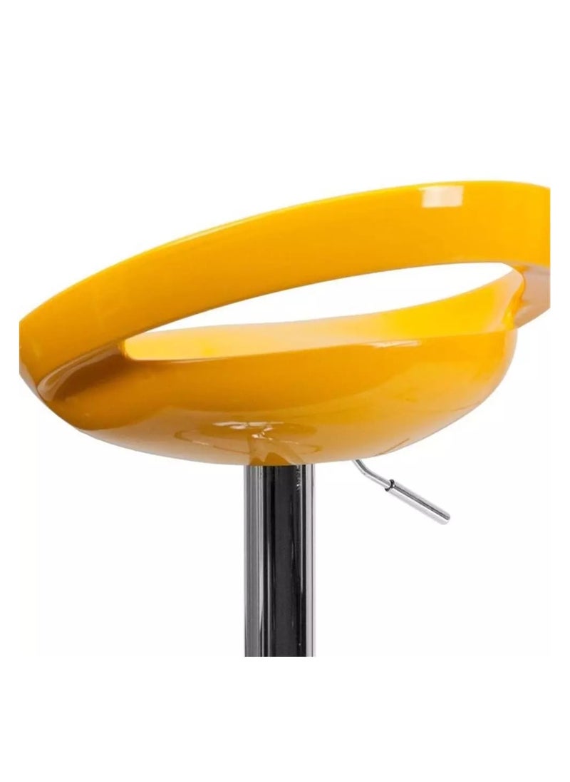 CAMA Fiber bar chair with a modern design, yellow color from Cama  - Image 2