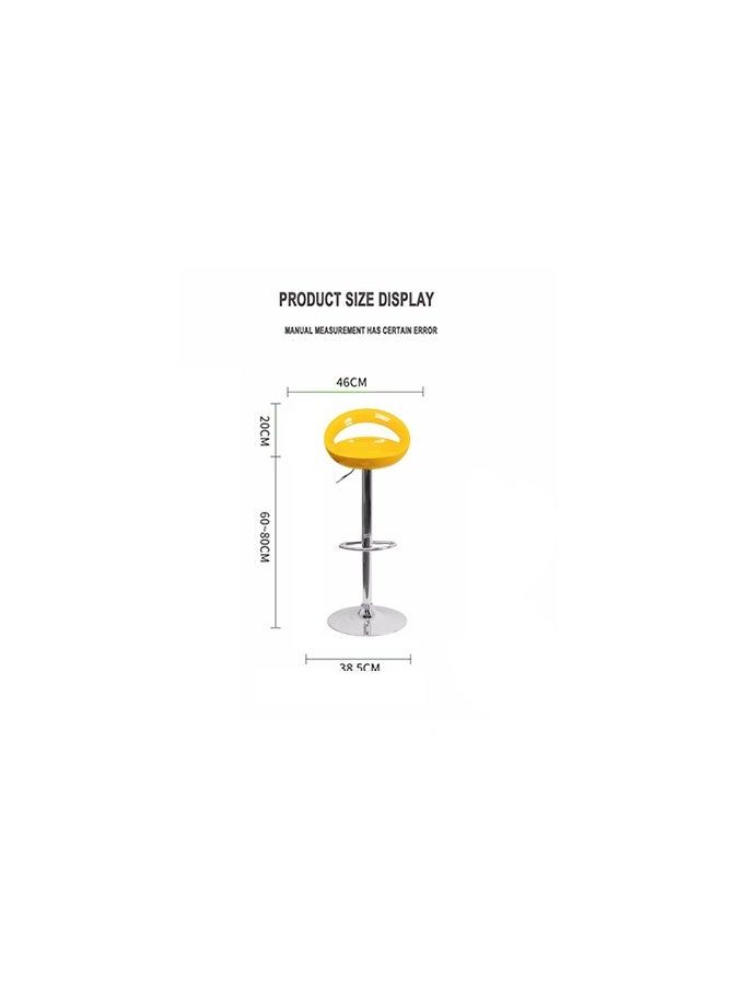CAMA Fiber bar chair with a modern design, yellow color from Cama  - Image 5