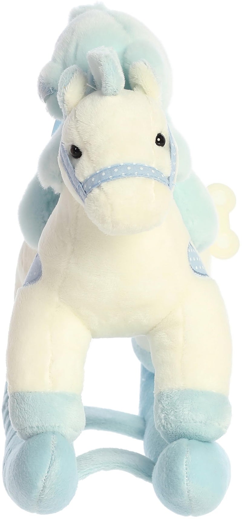 ebba Aurora® Melodious Musicals! Baby Boy Rocking Horse™ Baby Stuffed Animal - Musical Entertainment - Engaging Play - Blue 12 Inches - Image 5