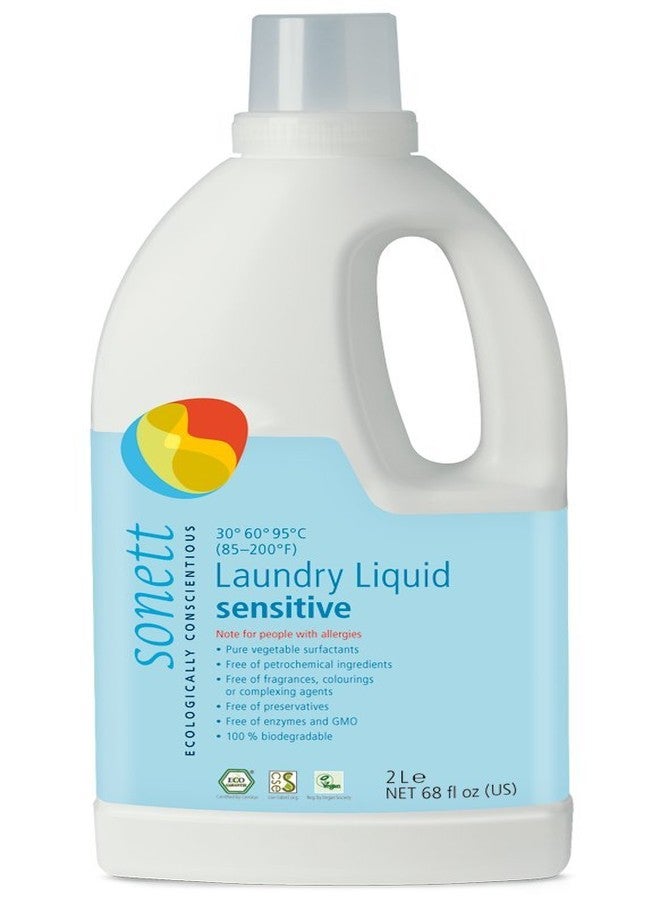 Sonett Organic Laundry Liquid Detergents, Sensitive (1 Count) For People With Allergies GMO Free Certified Organically Grown - Image 1