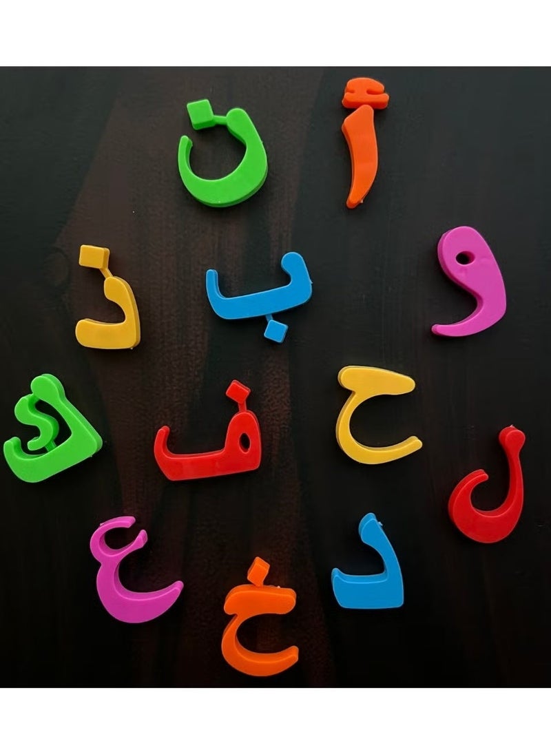 Arabic Alphabet Magnetic Letters for Fridge Message Board, Baby Cognition & Early Education Toy - Image 2
