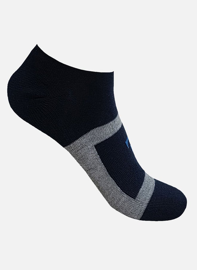 FIMS جوارب جري بطول الكاحل للرجال من فIMS - عبوة من 3 قطع مزخرفة بخطوط - Image 5