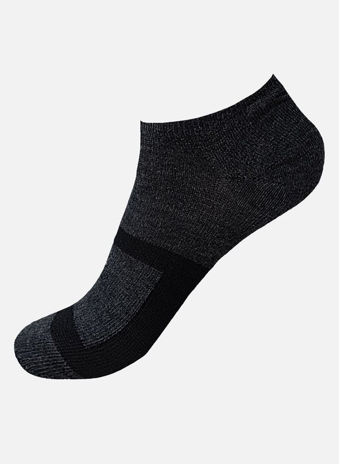 FIMS جوارب جري بطول الكاحل للرجال من فIMS - عبوة من 3 قطع مزخرفة بخطوط - Image 2