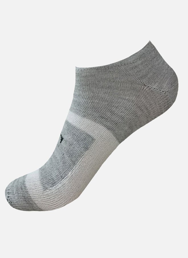 FIMS جوارب جري بطول الكاحل للرجال من فIMS - عبوة من 3 قطع مزخرفة بخطوط - Image 3