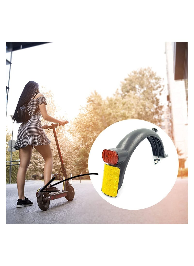 Y&D Rear Fender Mudguard with Led Light Compatible For Xiaomi M365 1S Essential Pro 2 Electric Scooter - Spare Parts for E-scooter  - Image 5