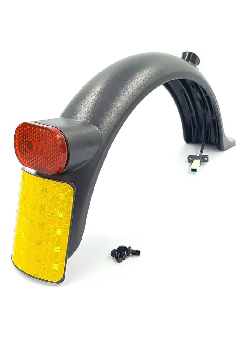 Y&D Rear Fender Mudguard with Led Light Compatible For Xiaomi M365 1S Essential Pro 2 Electric Scooter - Spare Parts for E-scooter  - Image 4