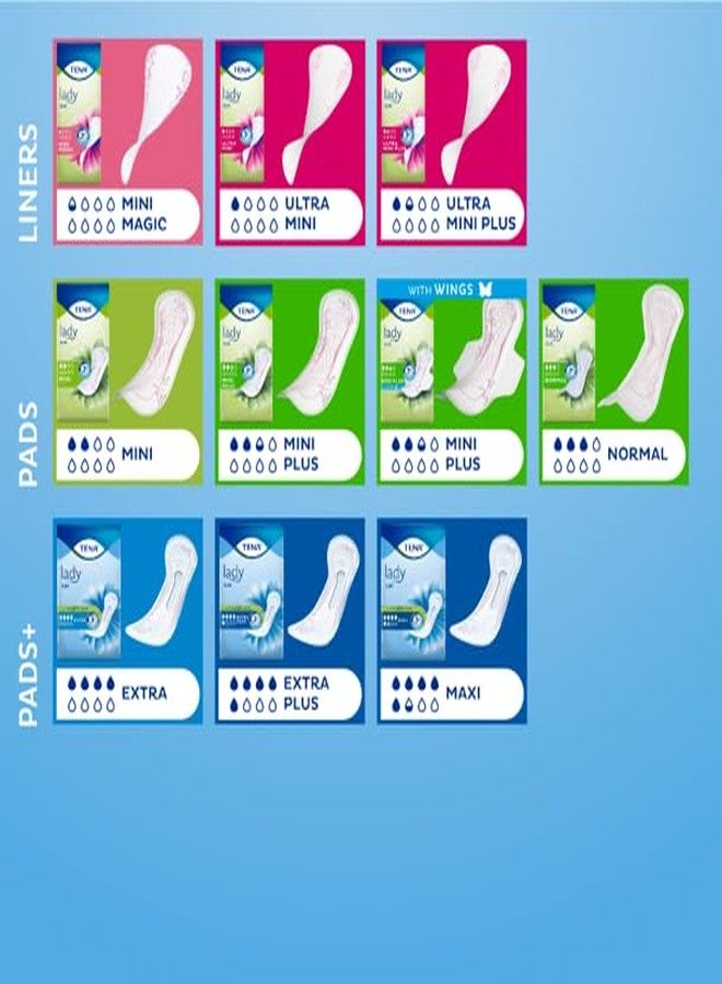 TENA Lady Slim Style | Incontinence Lady Extra Liners | Upto 12 Hours Dryness | Bladder Control Pads | Triple Protection from leaks, odour and moisture | Breathable Textile | Length 31.2 cm | 10 Units - Image 3