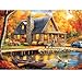 WSCXSC 300 Piece Puzzles for Adult Jigsaw Puzzles Yellow Forest Boat Puzzle 300 Pieces Jigsaw Puzzles for Adult Kids Elderly Family Challenging Puzzles Game Home Decor Gift Toy 205x15IN - Image 2