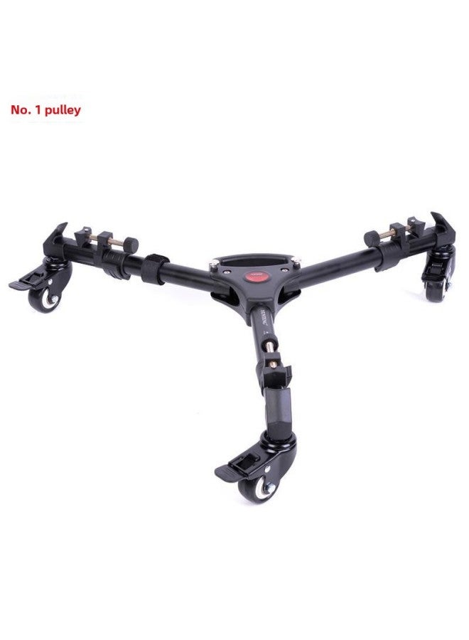 Generic Tripod Wheel Accessories Photography Lamp Frame Wheel Yunteng 900 Yunteng 901 Wheel Universal Wheel With Brake Pulley-Body Color:Blue  - Image 5