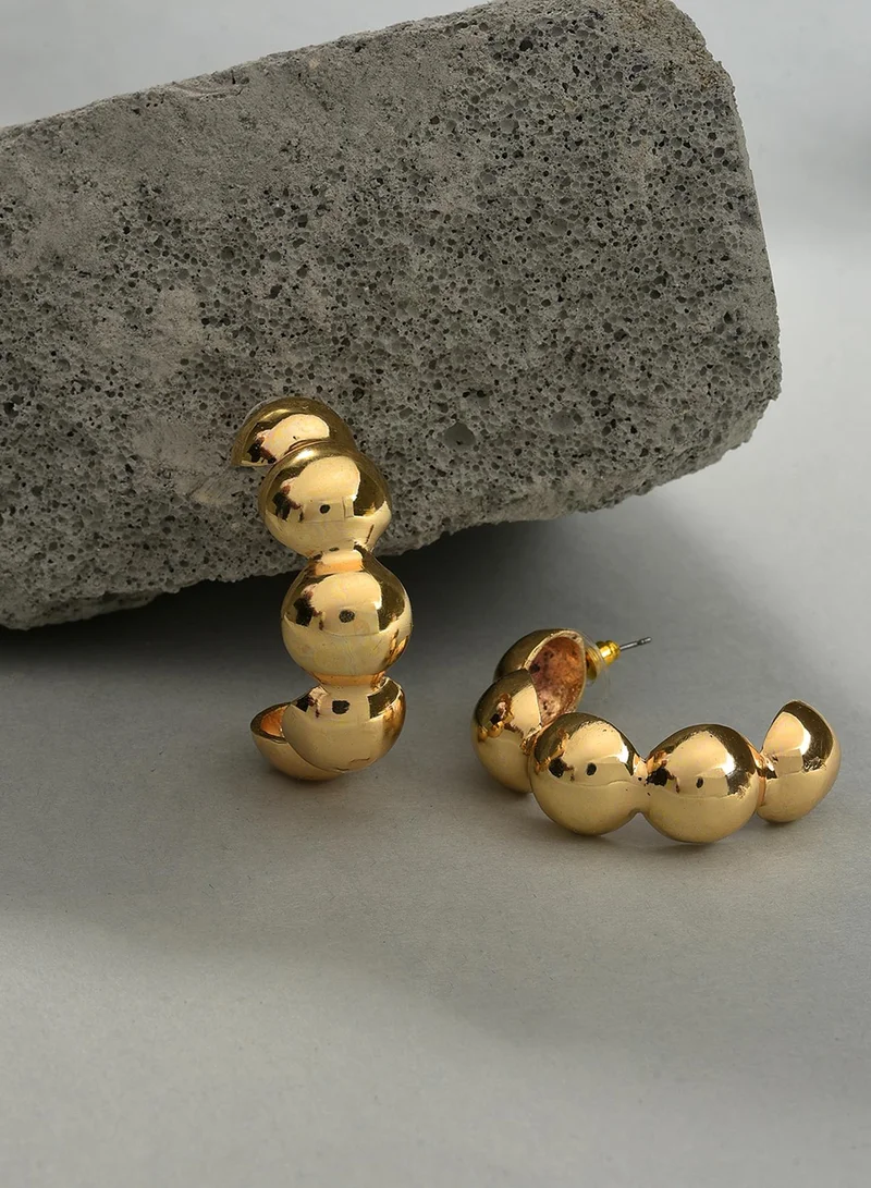 سوهي حلق دائري عصري نصف صناعي مجوهرات