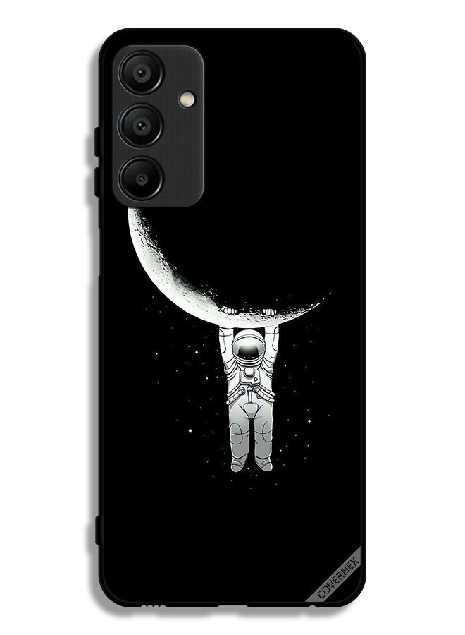 Covernex Samsung Galaxy A15 5G Protective Case Cover Astronaut Hanging On Moon Photographic Print - Image 1