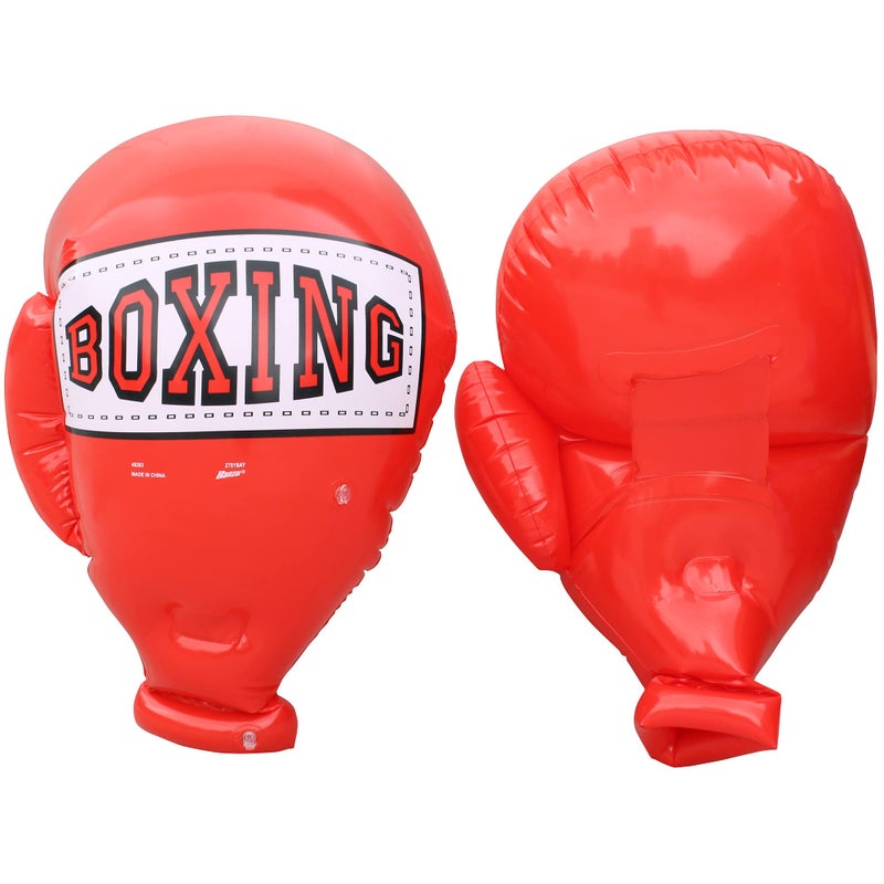 Banzai Kids Inflatable Mega Boxing Gloves 1 Set (Red or Blue) - Image 5