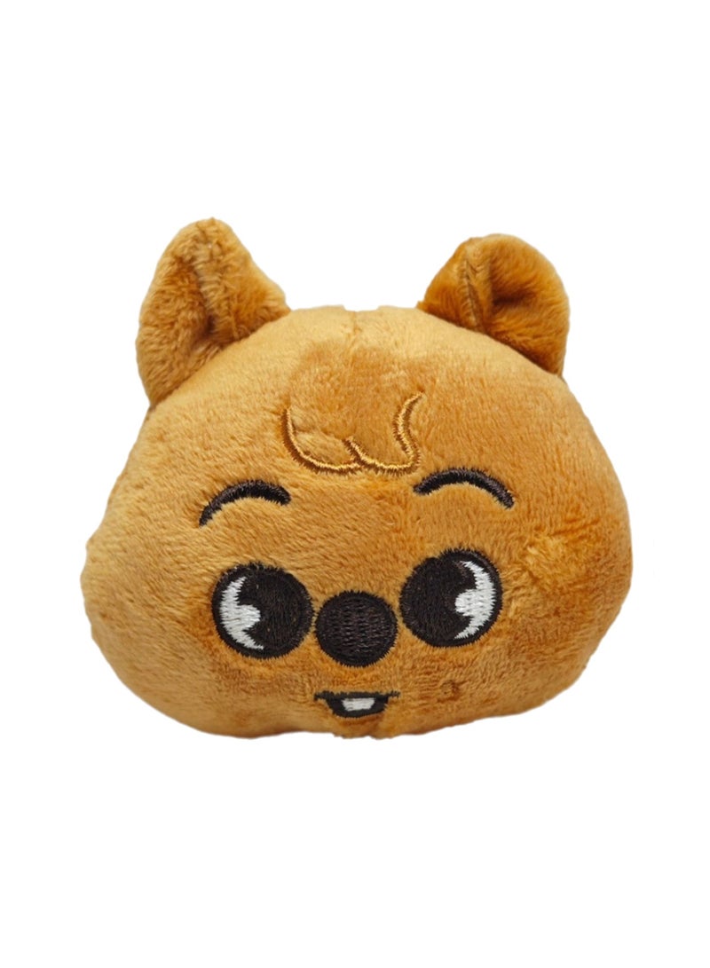 10cm Brown Bear Plush Toy, Stray Kid Skzoo Plush Toy Doll Keychain Boy Girl Birthday Gift - Image 1