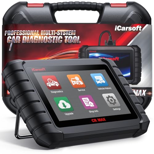 iCarsoft CR MAX 2025 Ver Bidirectional Scan Tool All System Diagnosis 49 Services 47 Special Functions Full Active Test OBD2 Scanner Diagnostic Tool Car Code Reader ECU Coding CAN FD Free Update