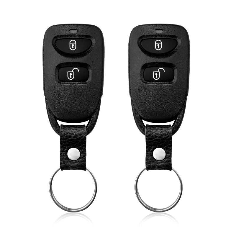 2 Keylessbest Replacement for 2009 2010 2011 2012 Hyundai Santa Fe Accent Key Fob Remote Control PINHAT038 3 Buttons 315MHz