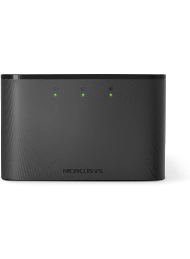 MERCUSYS 150Mbps 4G LTE Mobile Wi-Fi
Build-In 150Mbps 4G LTE Modem
SPEED: 150 Mbps at 2.4 GHz, 4G Cat4 150/50 Mbps
SPEC: LTE-FDD/LTE-TDD/HSPA+/UMTS
FEATURE: MERCUSYS App, Build-In 2200 mAh Rechargeable Battery Black - Image 2
